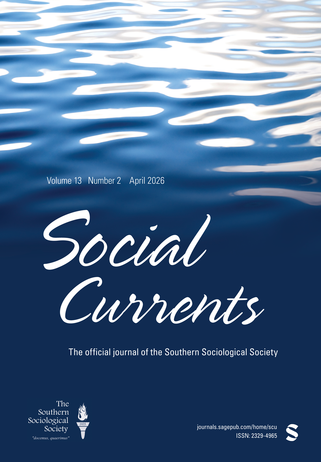 Social Currents journal cover