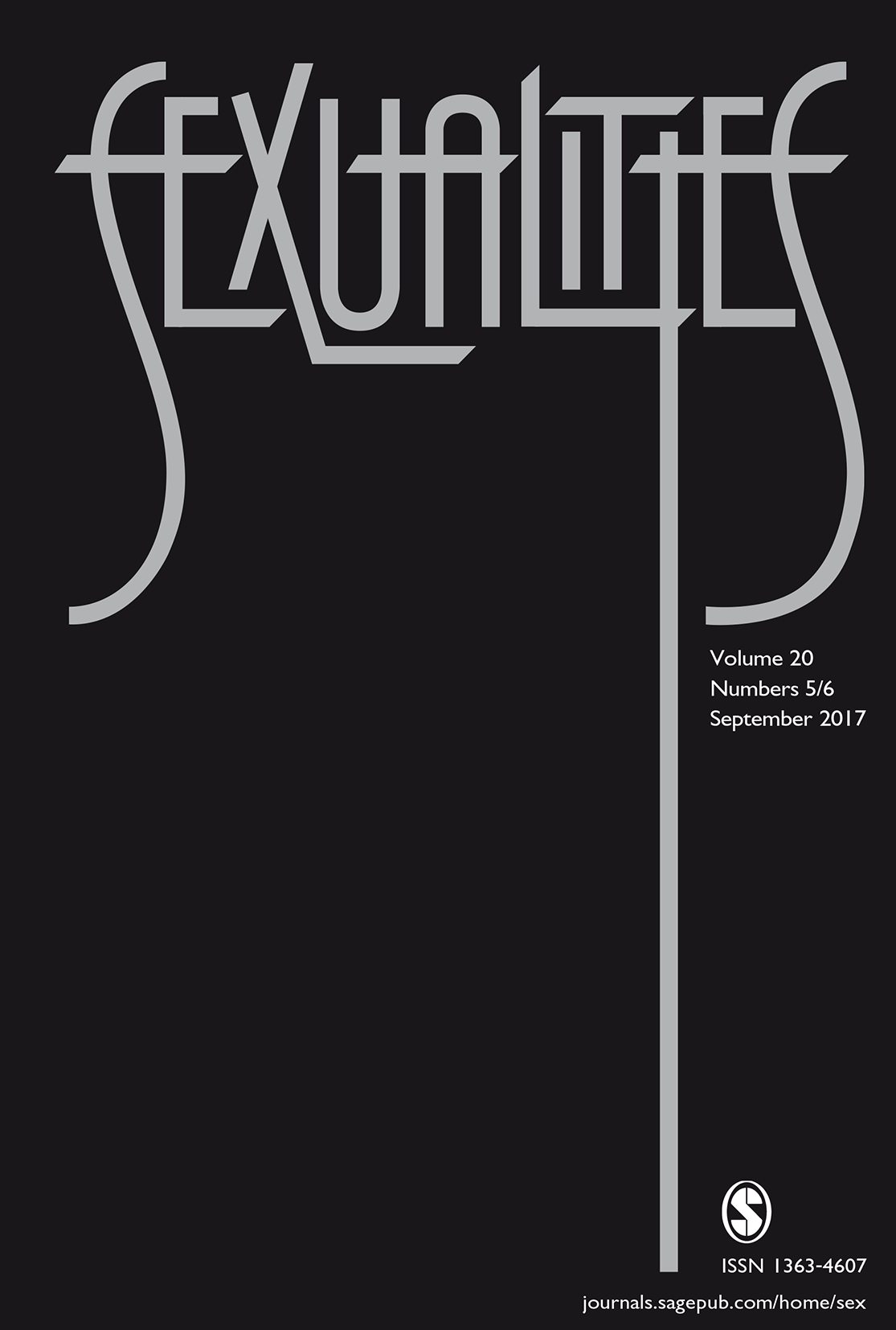 Sexualities journal cover