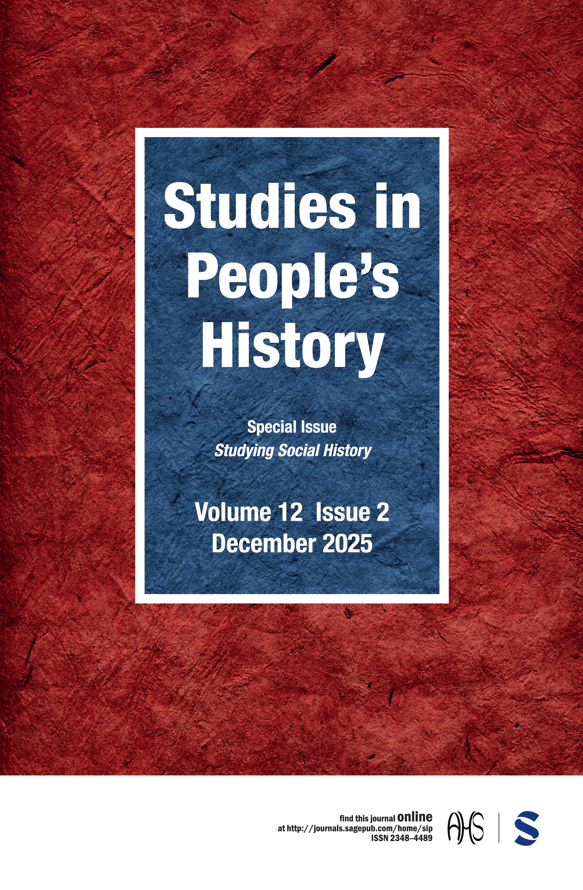 Studies in People’s History journal cover