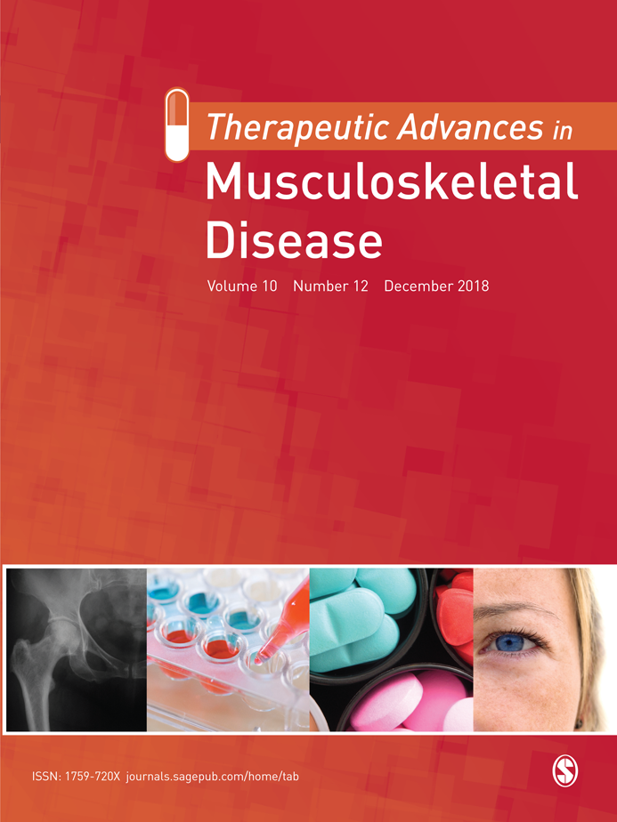 Therapeutic Advances in Musculoskeletal Disease journal cover