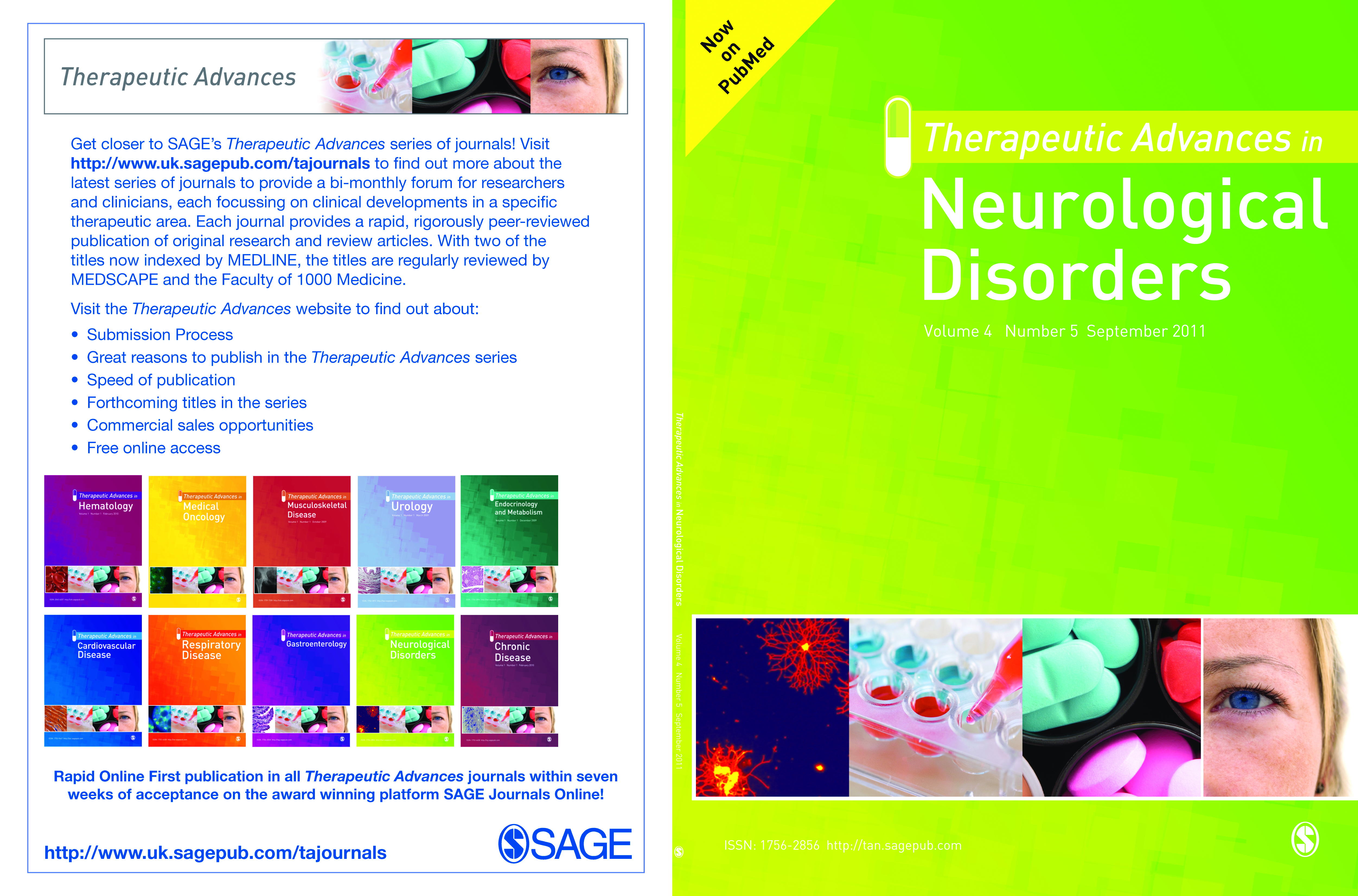 Therapeutic Advances in Neurological Disorders journal cover