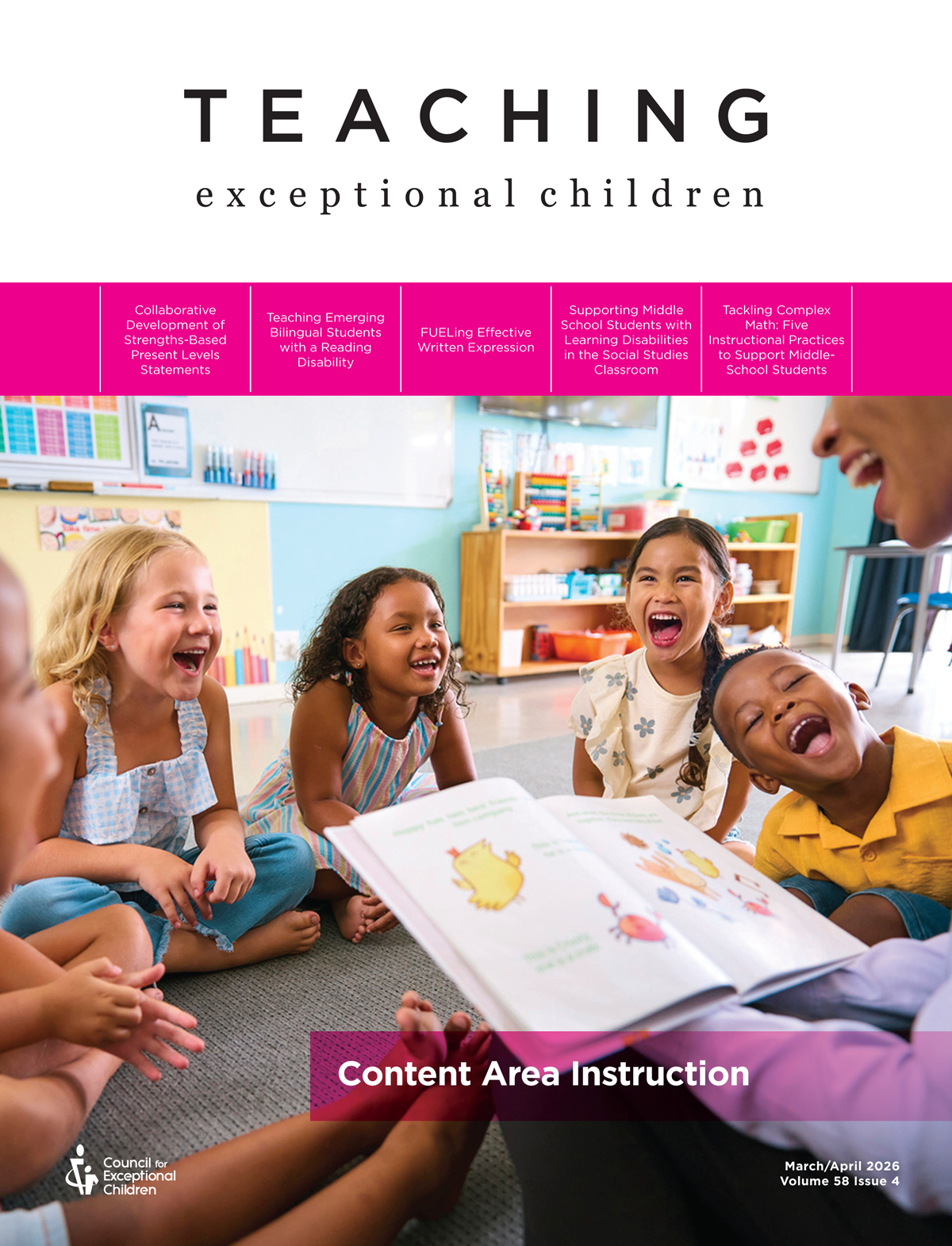 TEACHING Exceptional Children journal cover