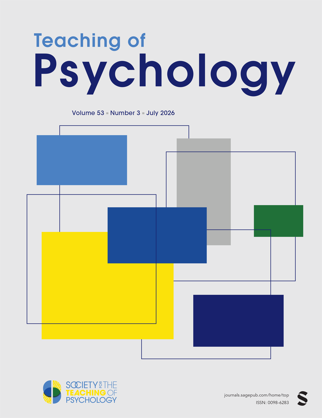 Teaching of Psychology journal cover