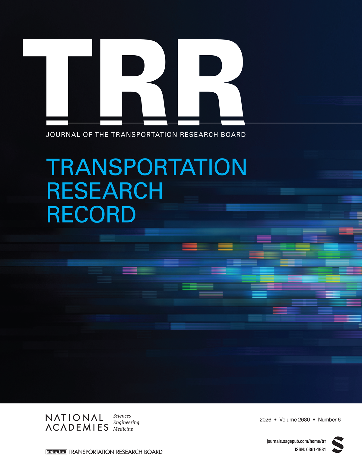 Transportation Research Record: Journal of the Transportation Research Board journal cover