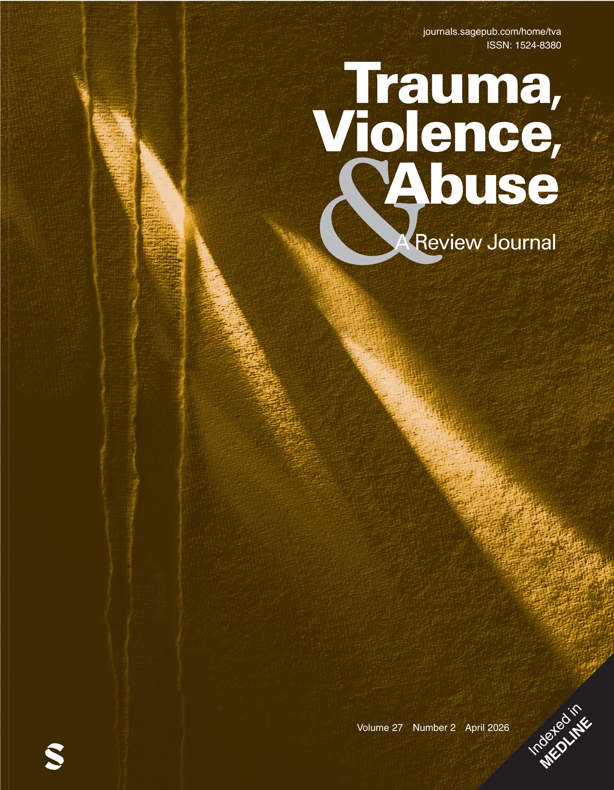 Trauma,Violence,& Abuse journal cover