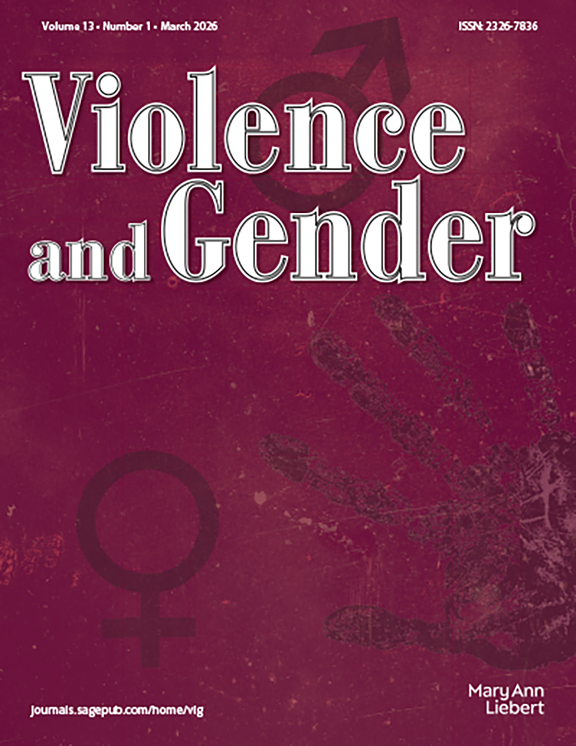 Violence and Gender journal cover