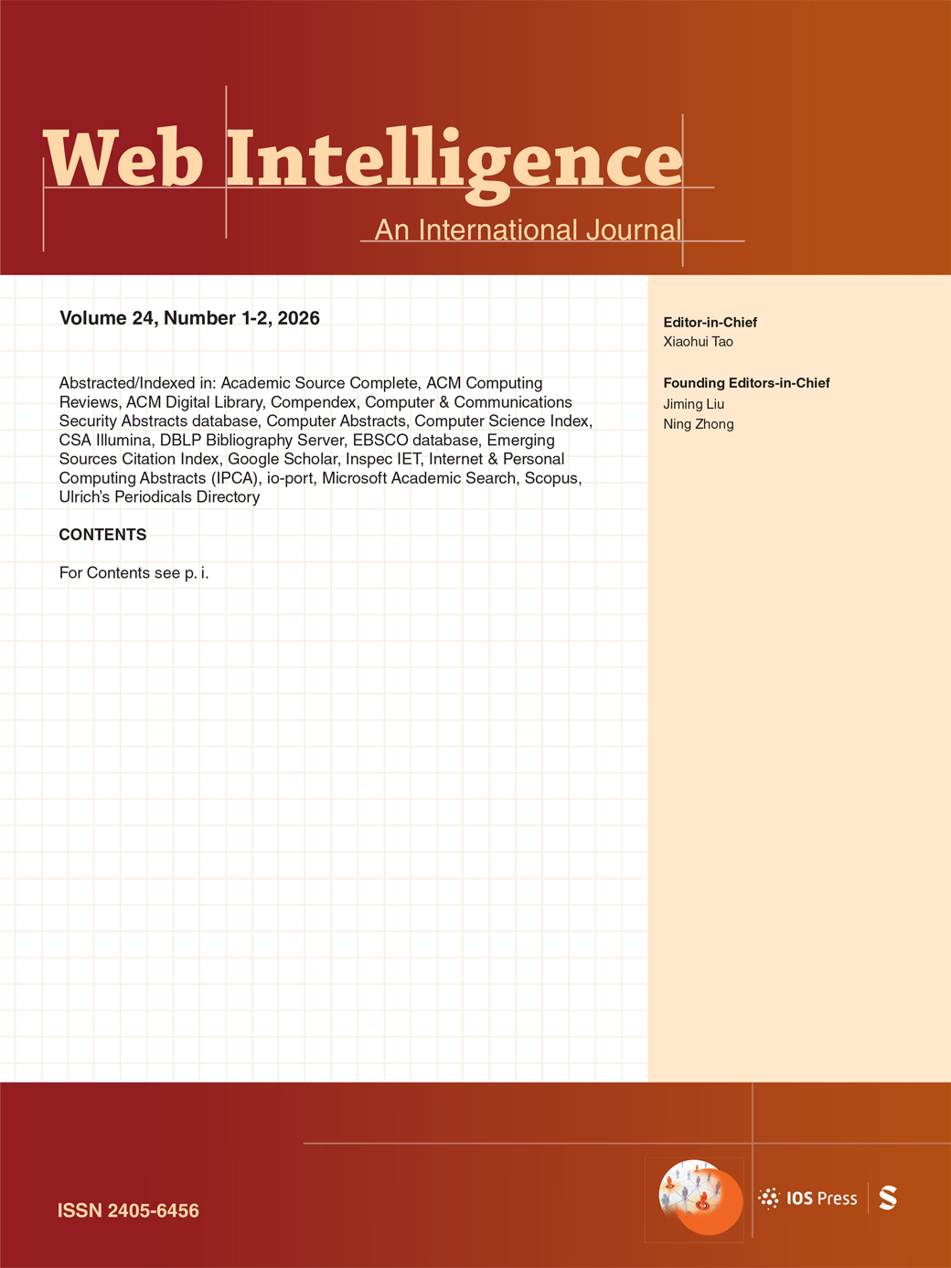 Web Intelligence journal cover