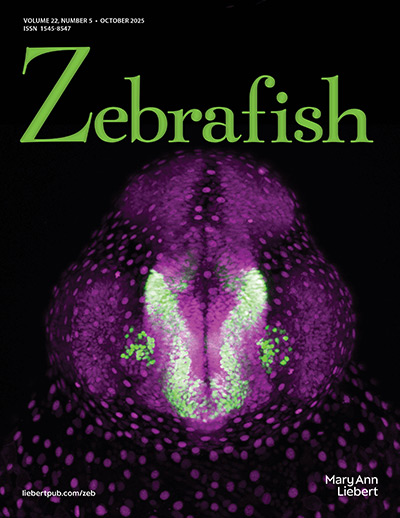 Zebrafish journal cover