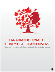 Canadian Journal of Kidney Health and Disease journal cover