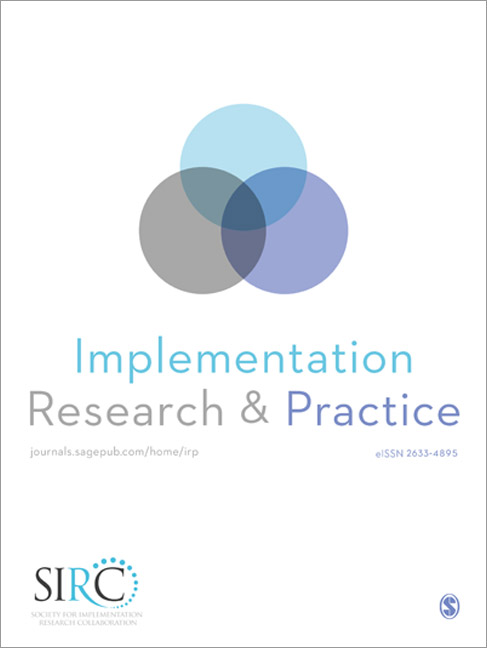 Implementation Research and Practice journal cover