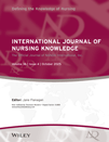 International Journal of Nursing Knowledge journal cover