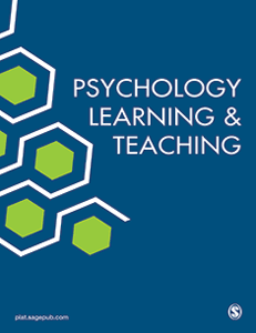 Psychology Learning & Teaching journal cover